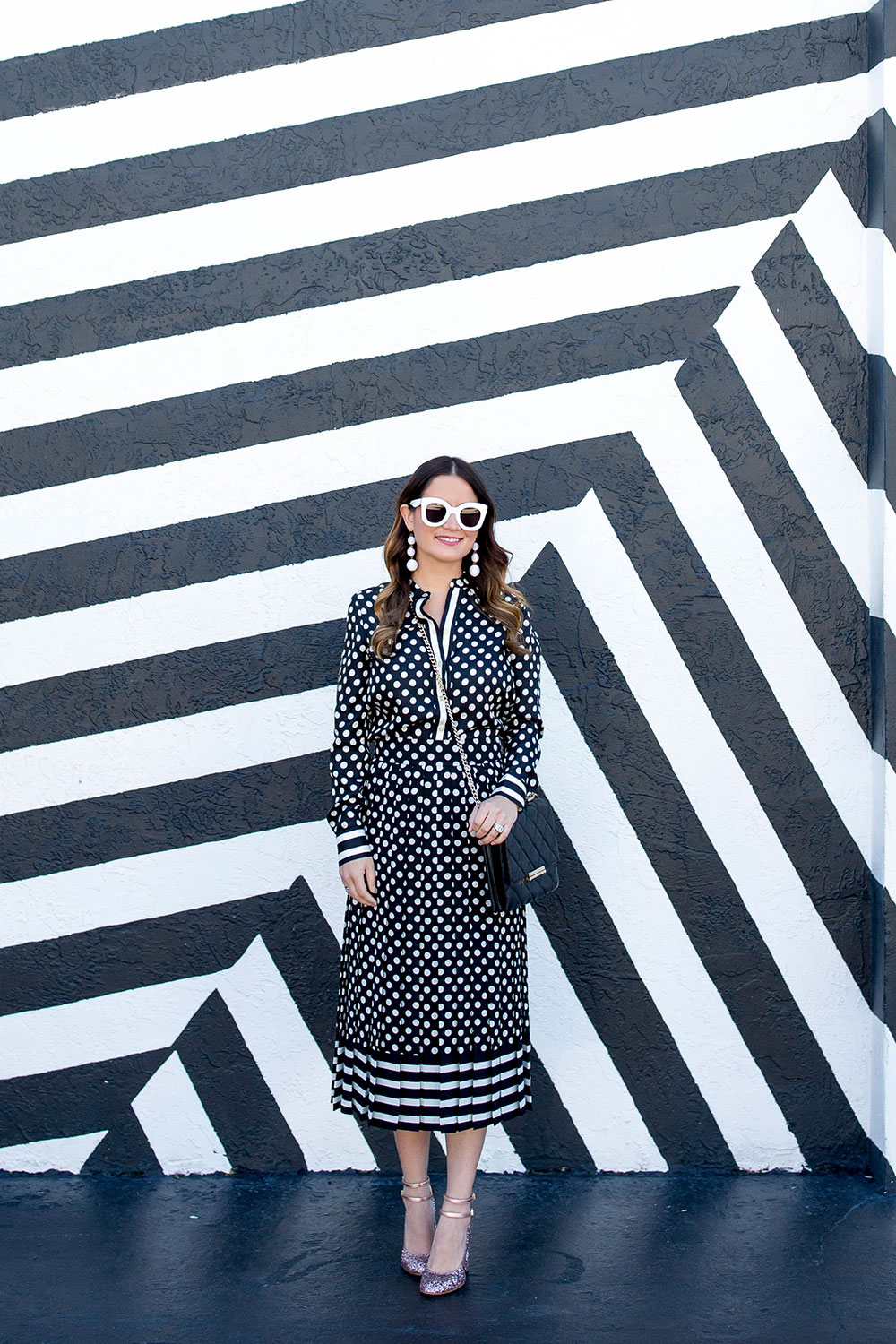 Polka Dot Skirt Outfit