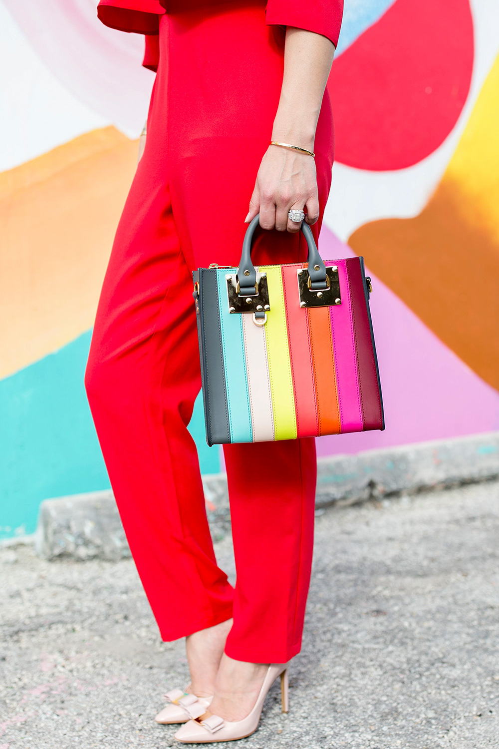 Sophie Hulme Rainbow Albion Tote