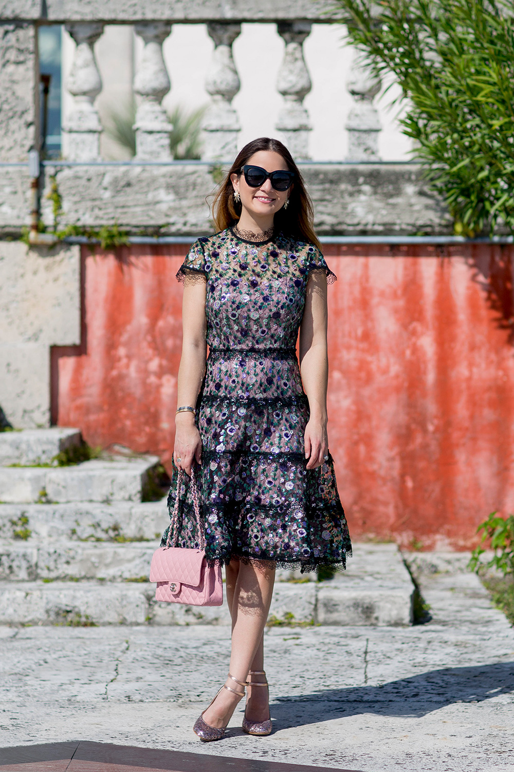 Alexis Peony Sequin Dress