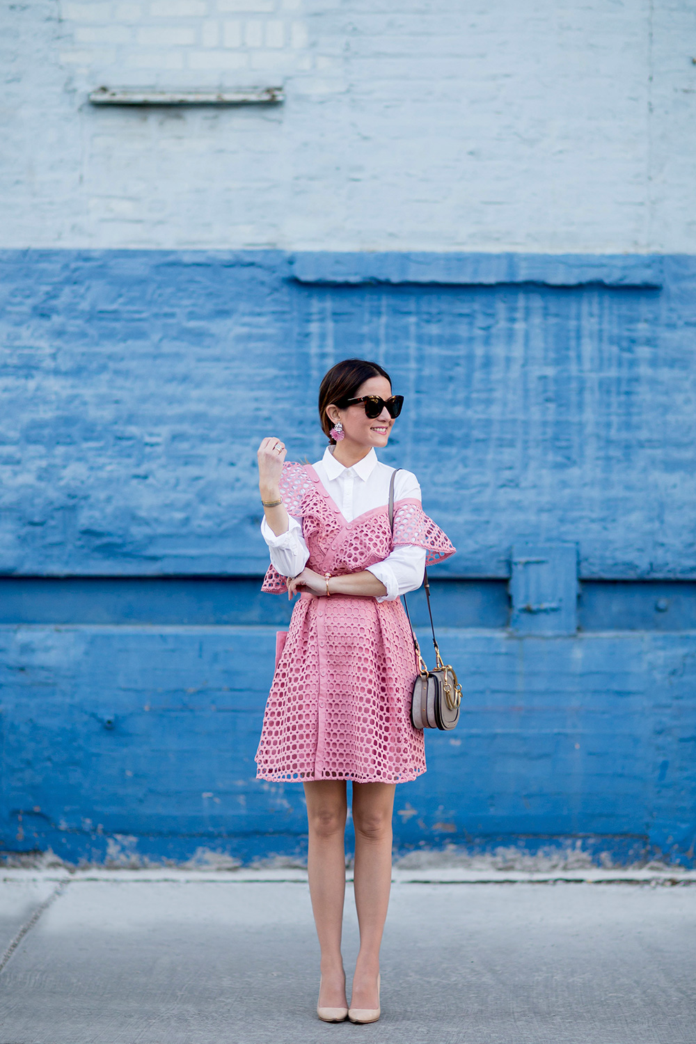 Layered Pink Spring Outfit