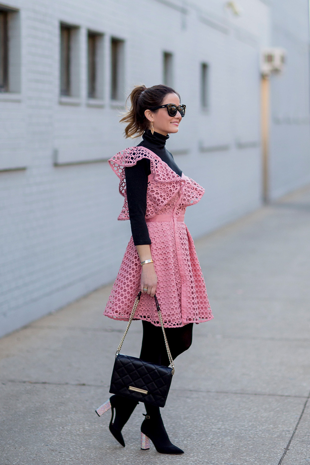 Self Portrait Spring 2017 Pink Dress