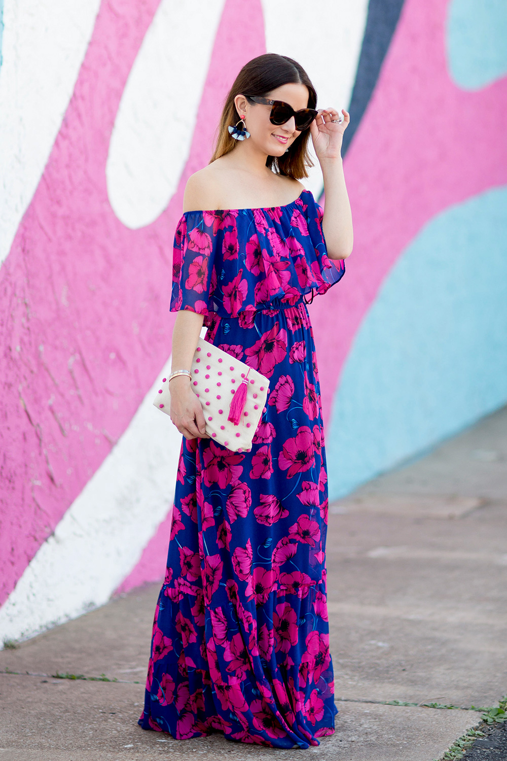 Donna Morgan Floral Maxi Dress