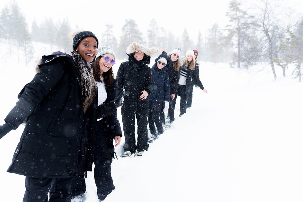 Finland Blogger Trip Snowshoeing