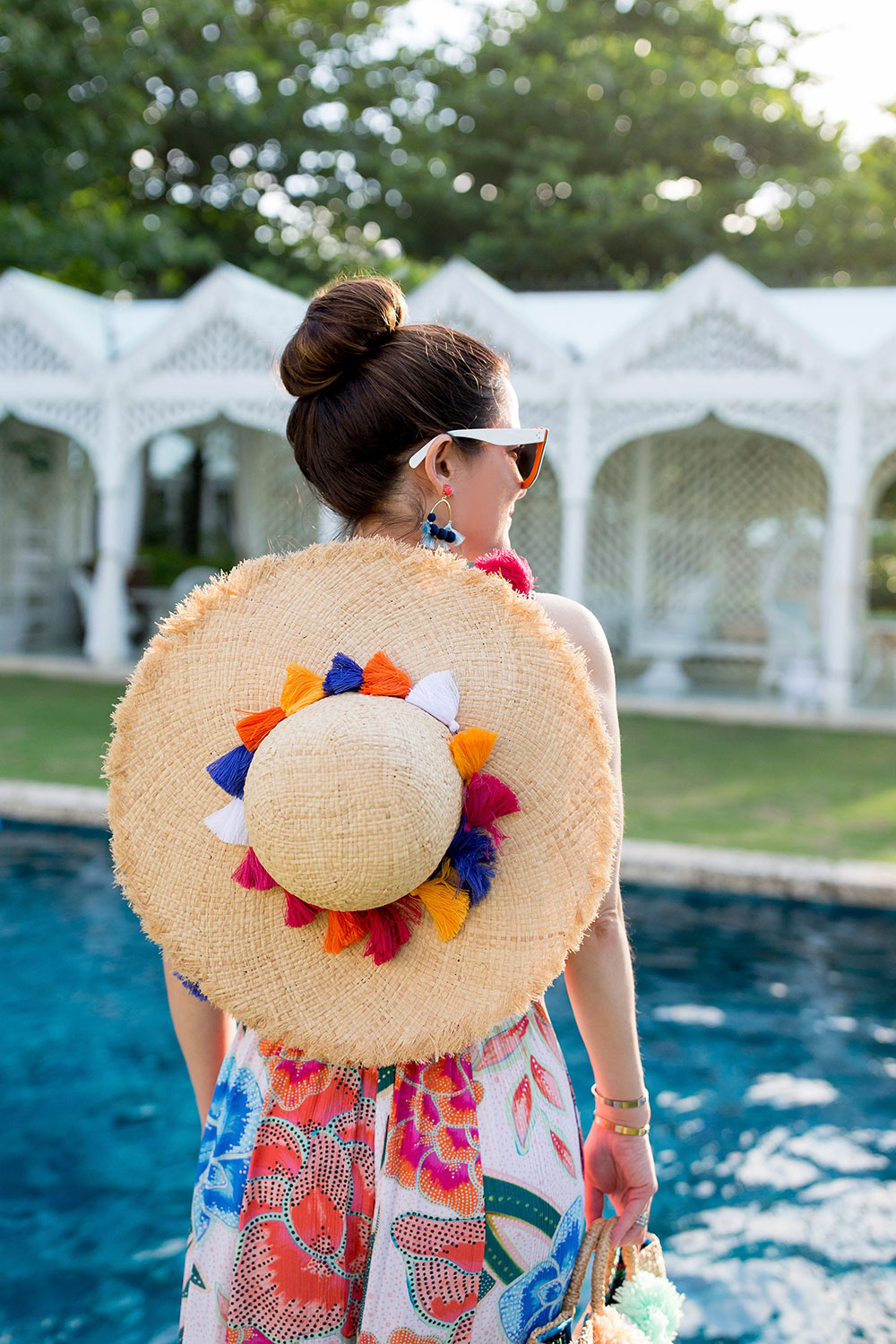 Kate Spade Tassel Backpack Sunhat