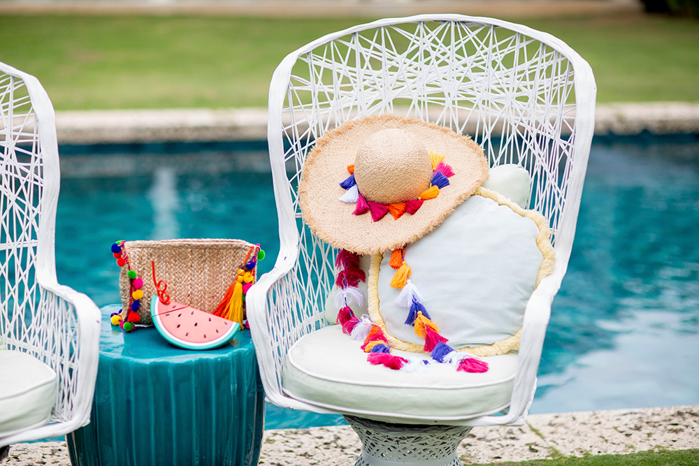 Kate Spade Tassel Straw Hat