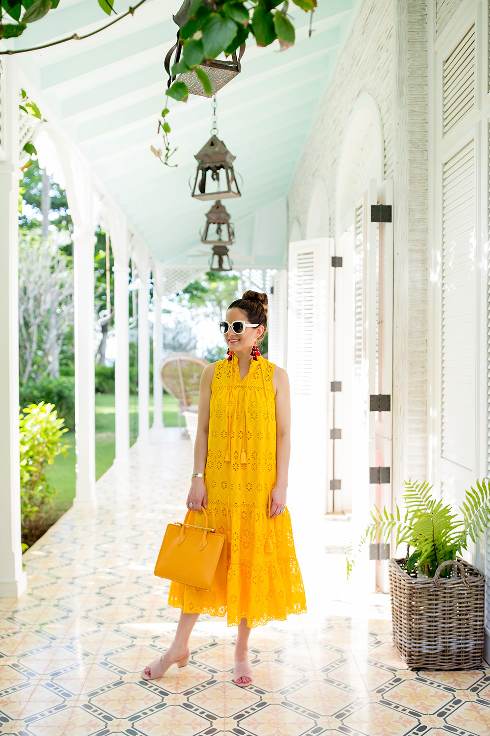 Kate Spade Yellow Midi Dress