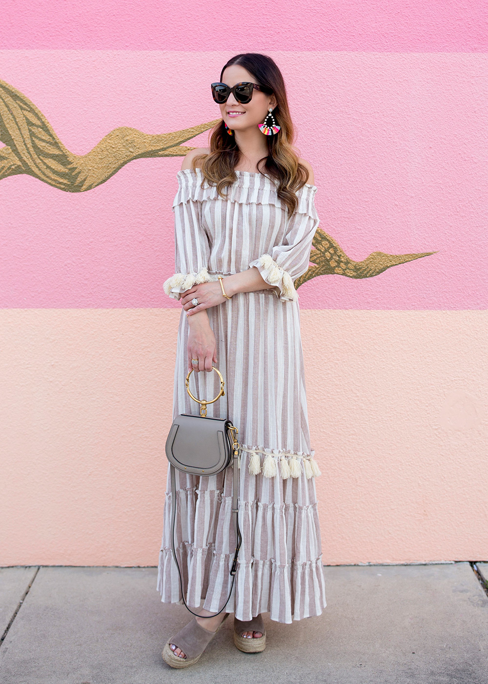 Misa Los Angeles Tassel Dress