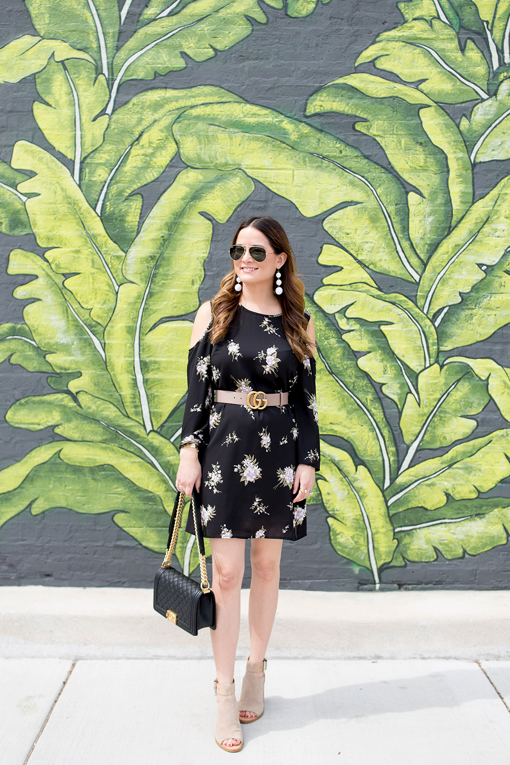 Black Cold Shoulder Dress