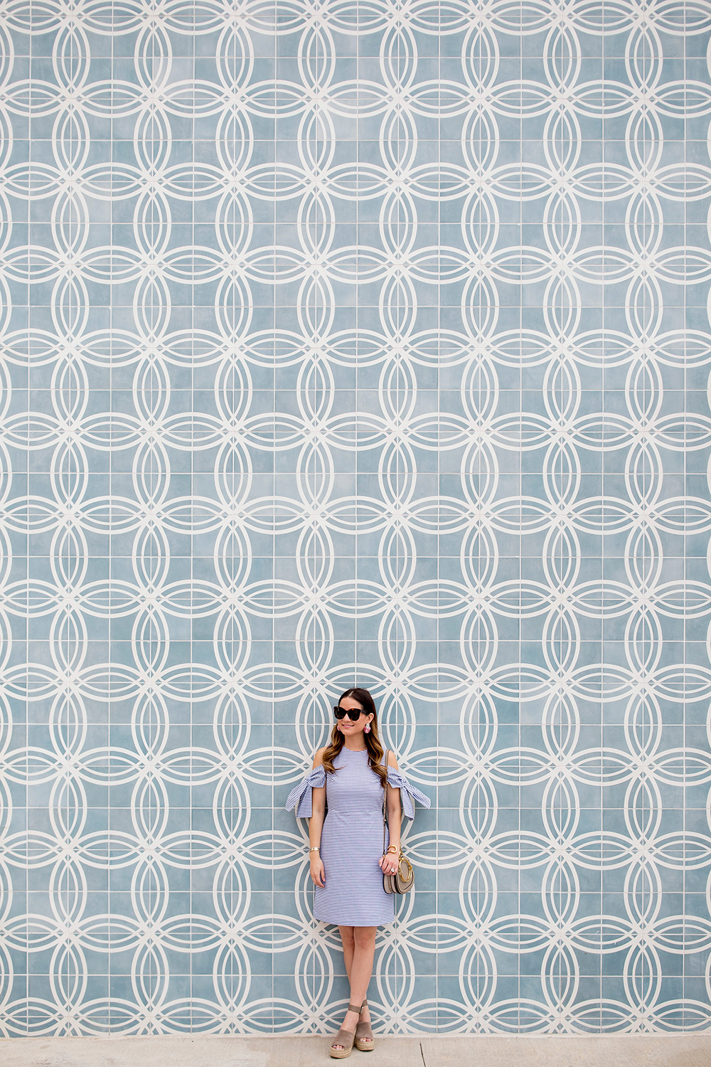 Blue Tile Wall Austin