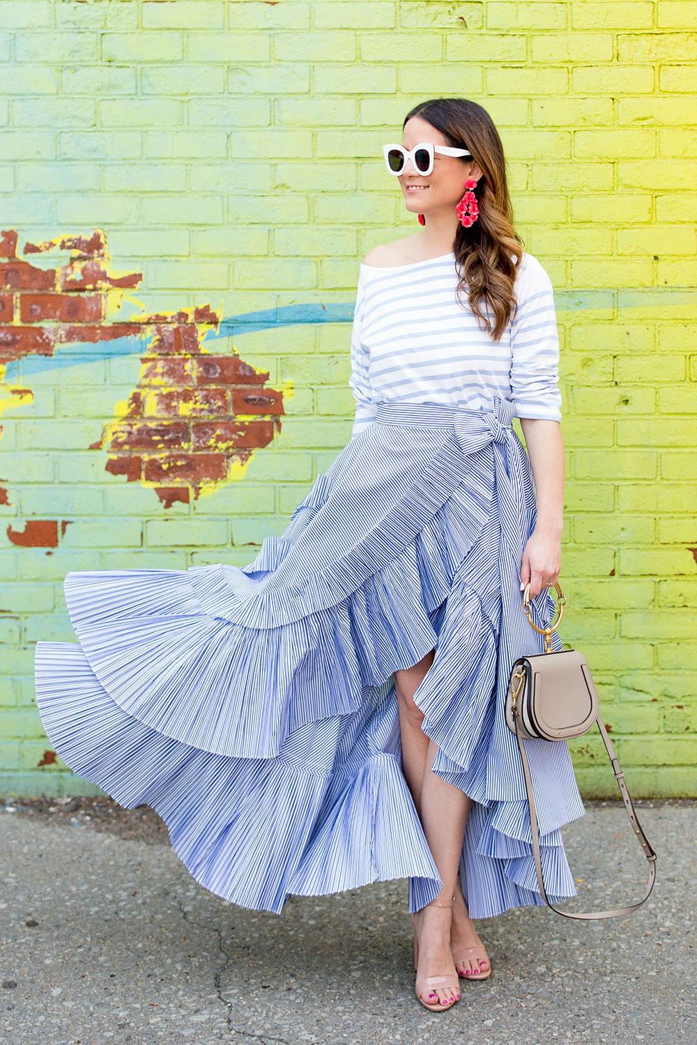 J Crew Spring 2017 Ruffle Skirt