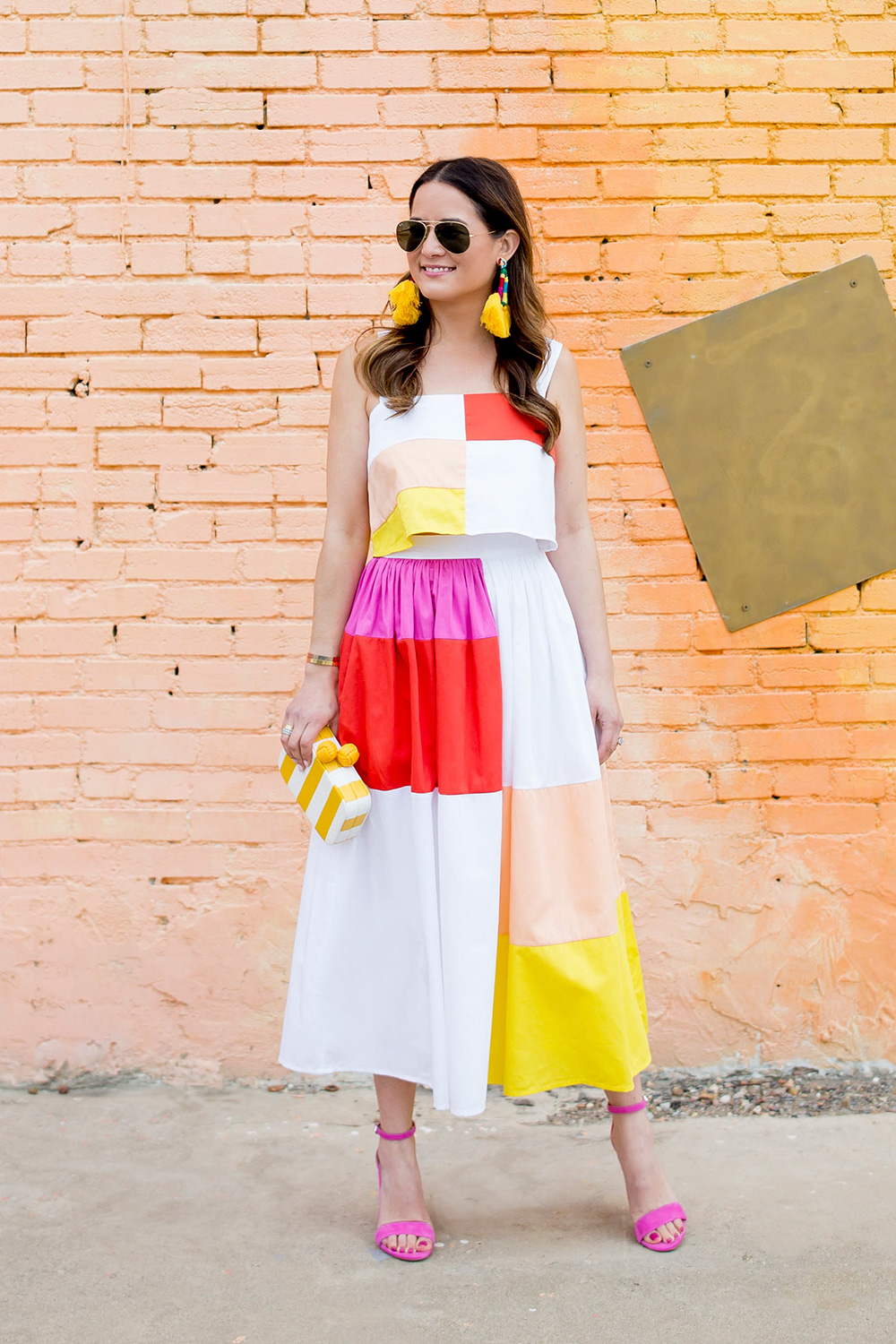 Mara Hoffman Colorful Midi Skirt