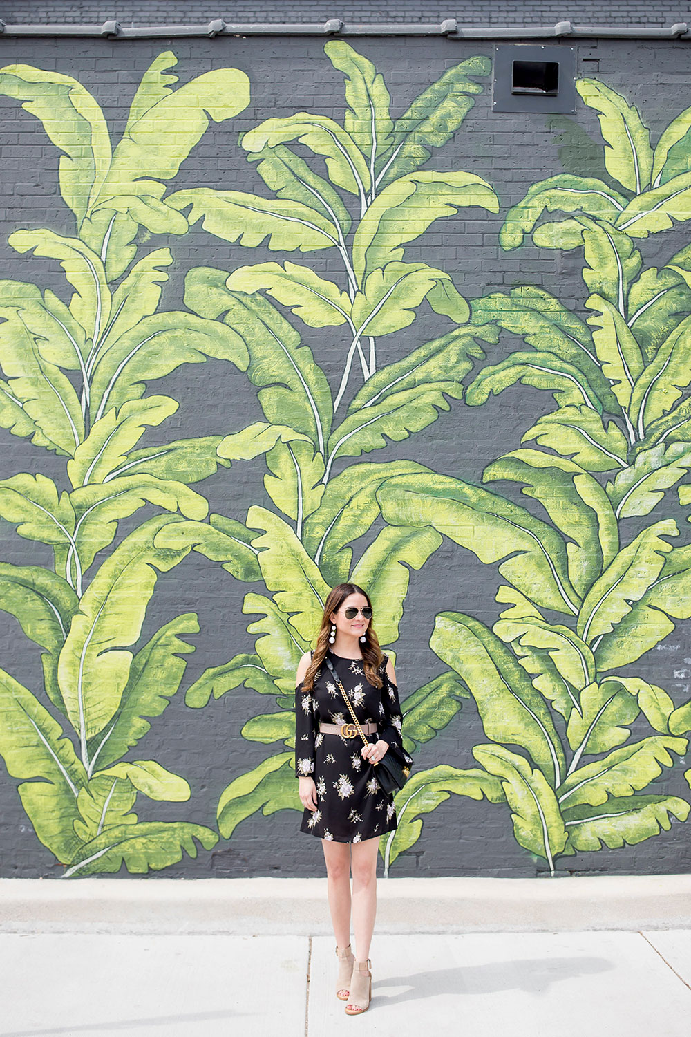 Palm Leaf Mural Chicago