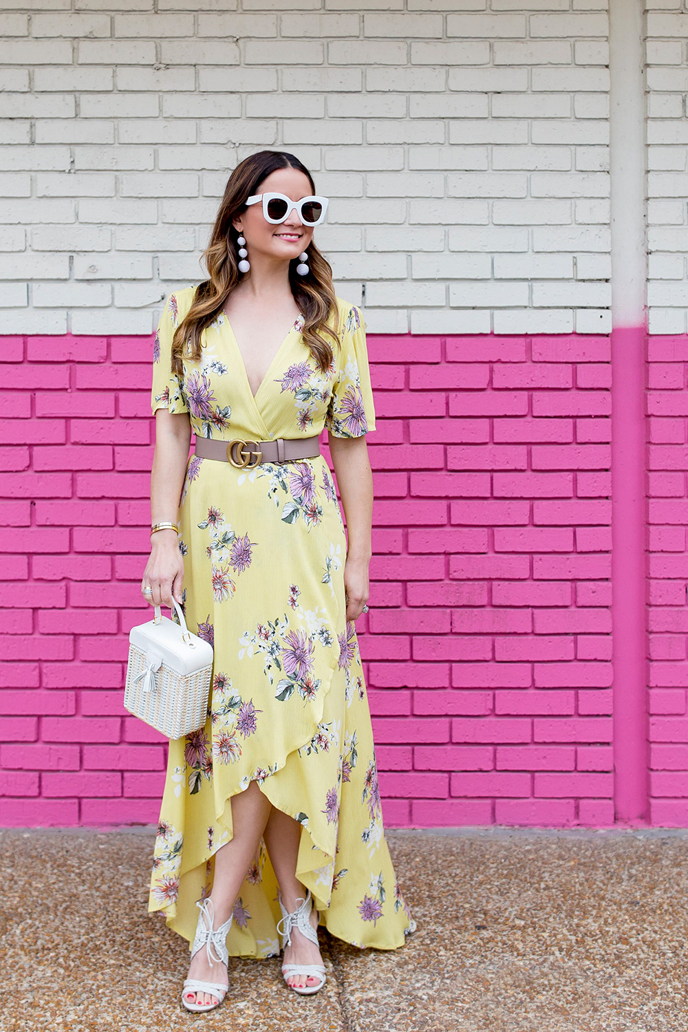 Yellow Floral Maxi Dress