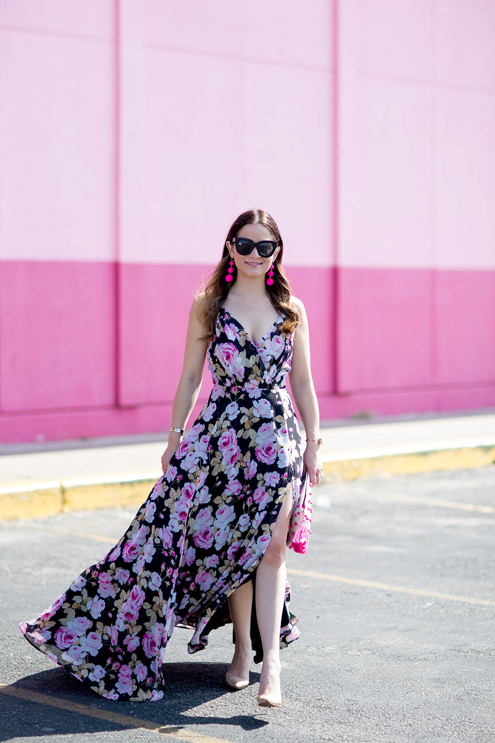 Yumi Kim Pink Floral Dress