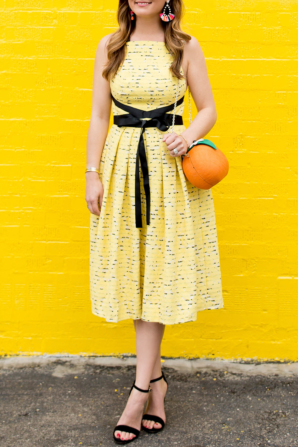 ASOS Yellow Midi Dress