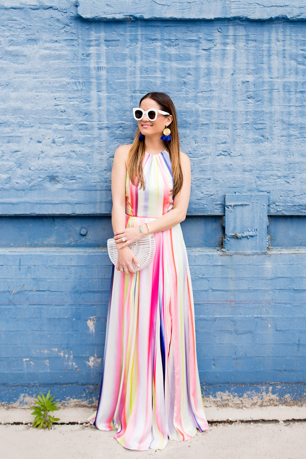 Coast Lisbon Striped Maxi Dress