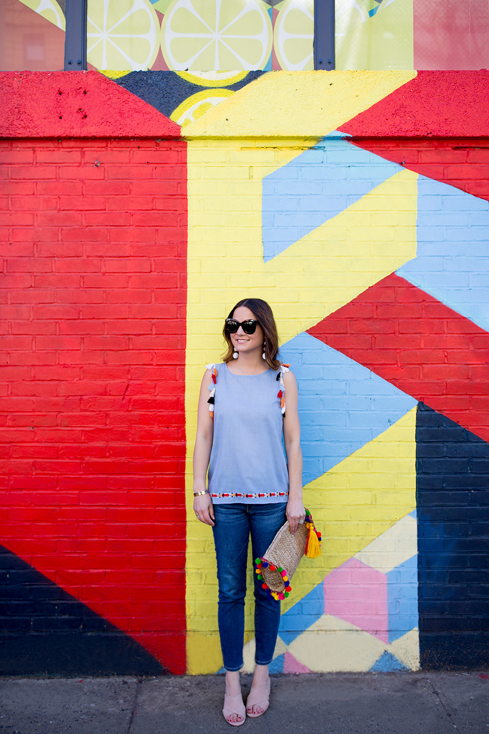 Colorful Mural Lower East Side New York