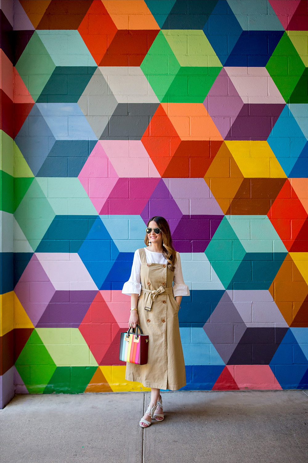 Dallas Multicolor Geometric Wall