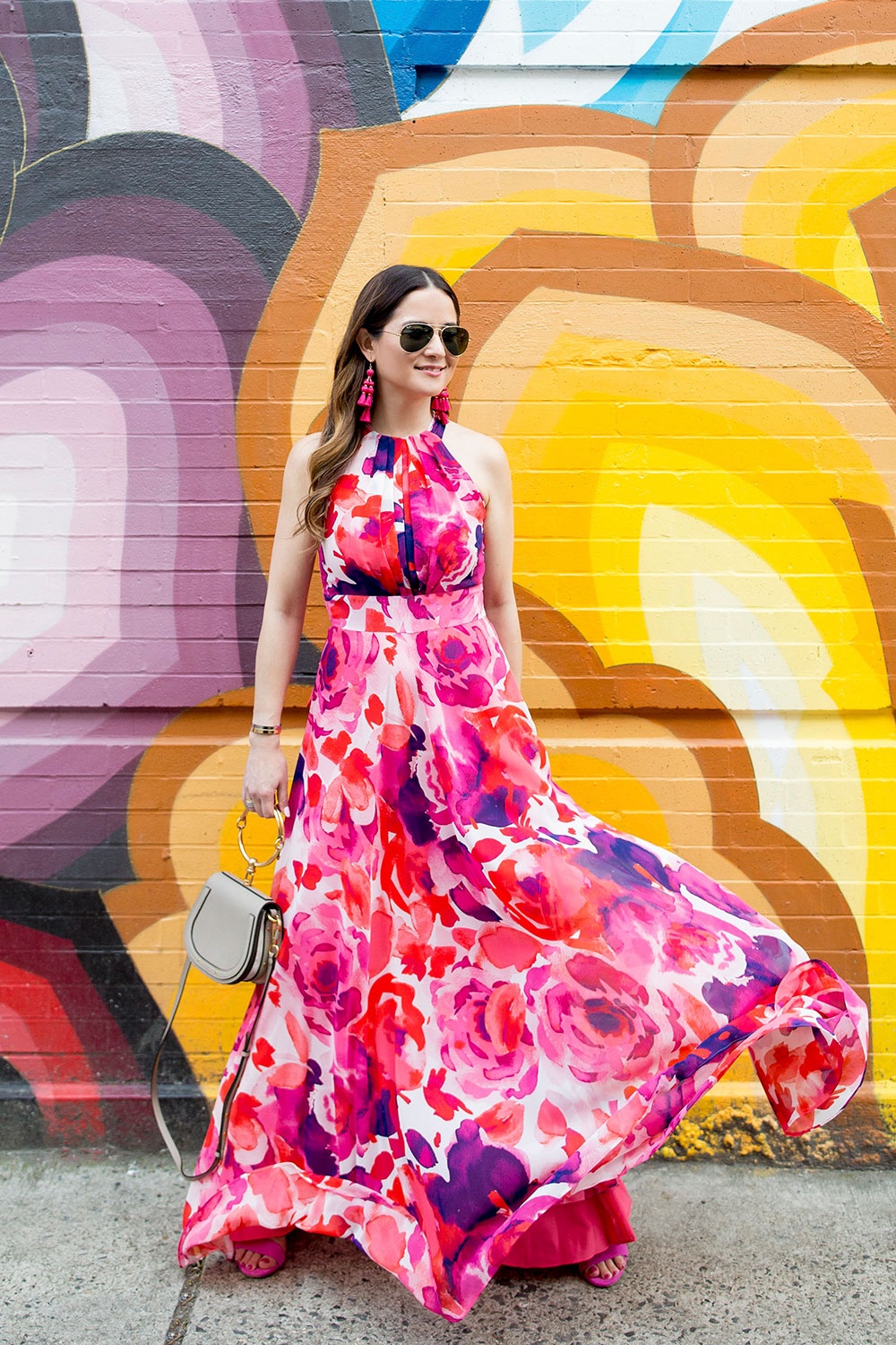 Eliza J Floral Maxi