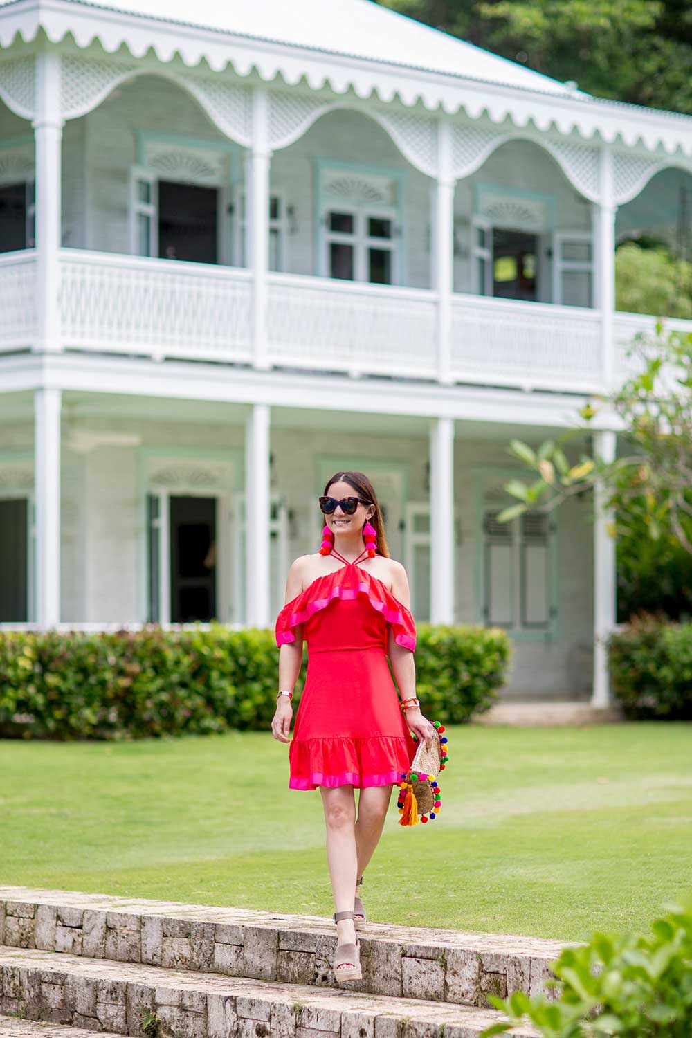 Red Pink Dress