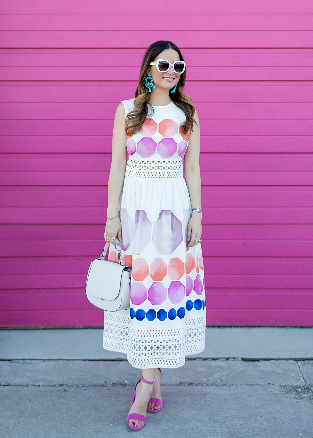 Ted Baker Colorful Midi Dress