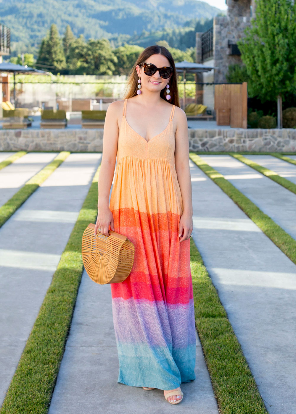 Anthropologie Ombre Maxi Dress