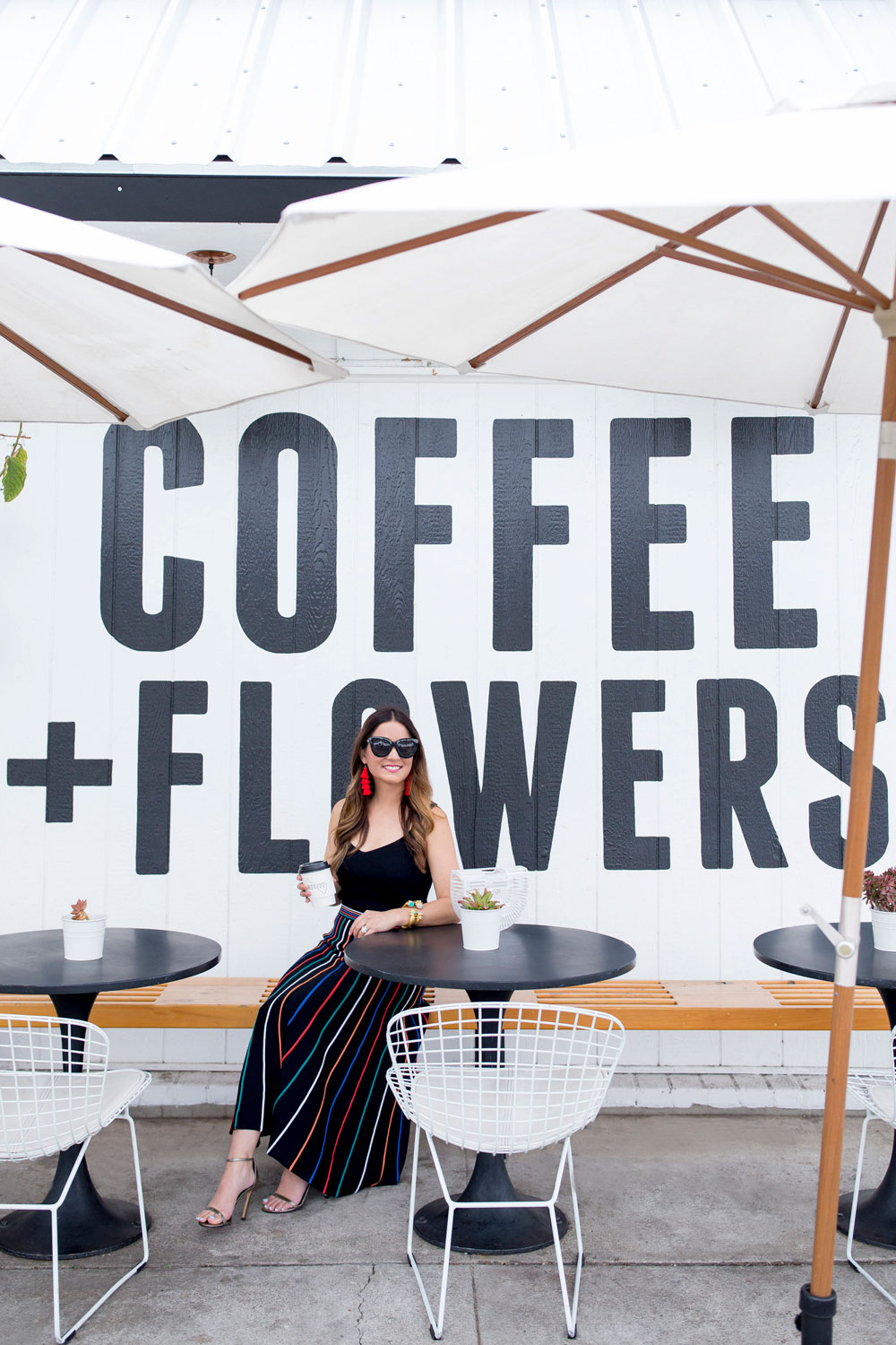 Coffee Flowers Mural San Diego