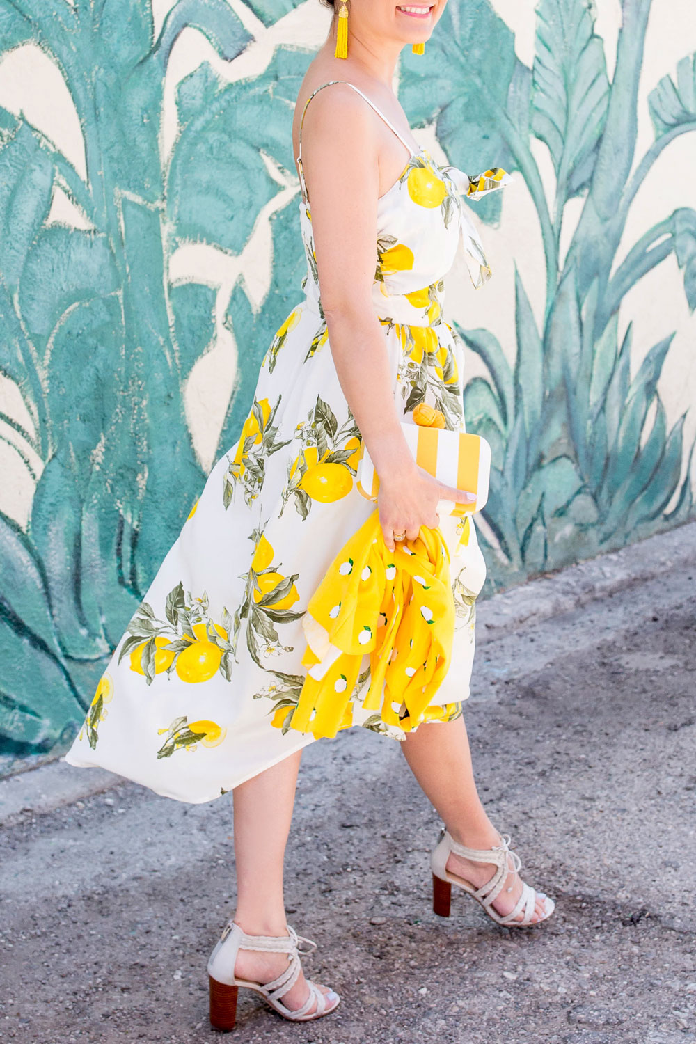 Lemon Print Dress