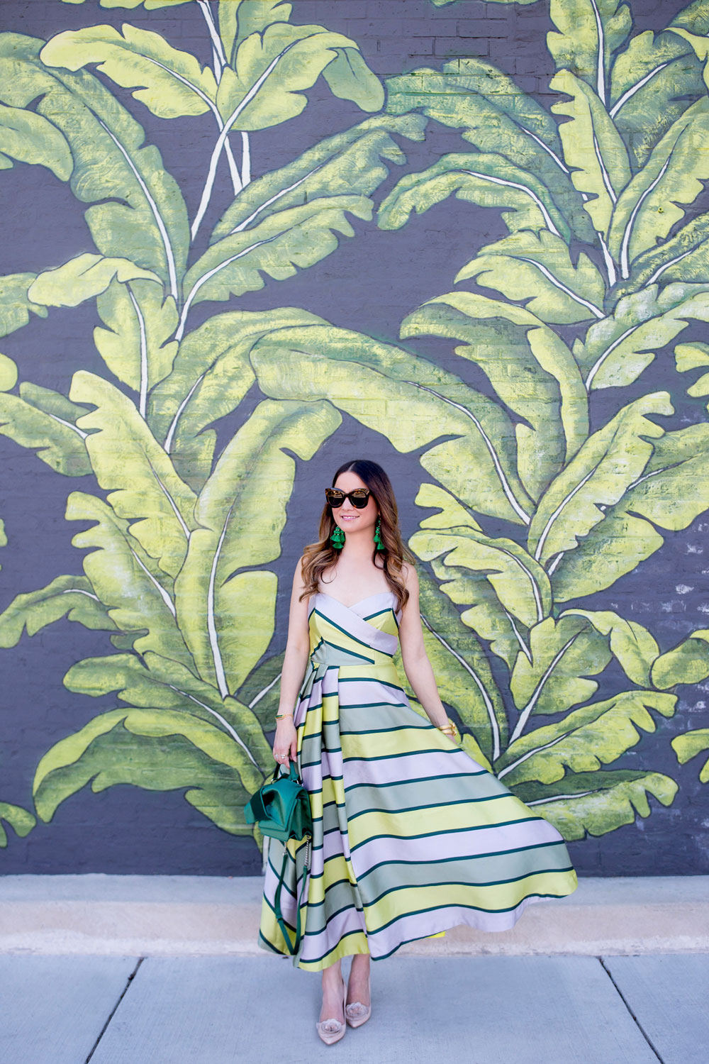 Palm Leaf Mural Chicago