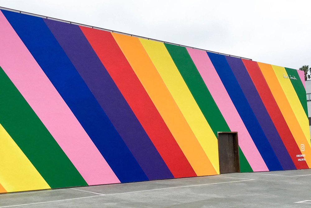 Paul Smith LA Instagram Wall