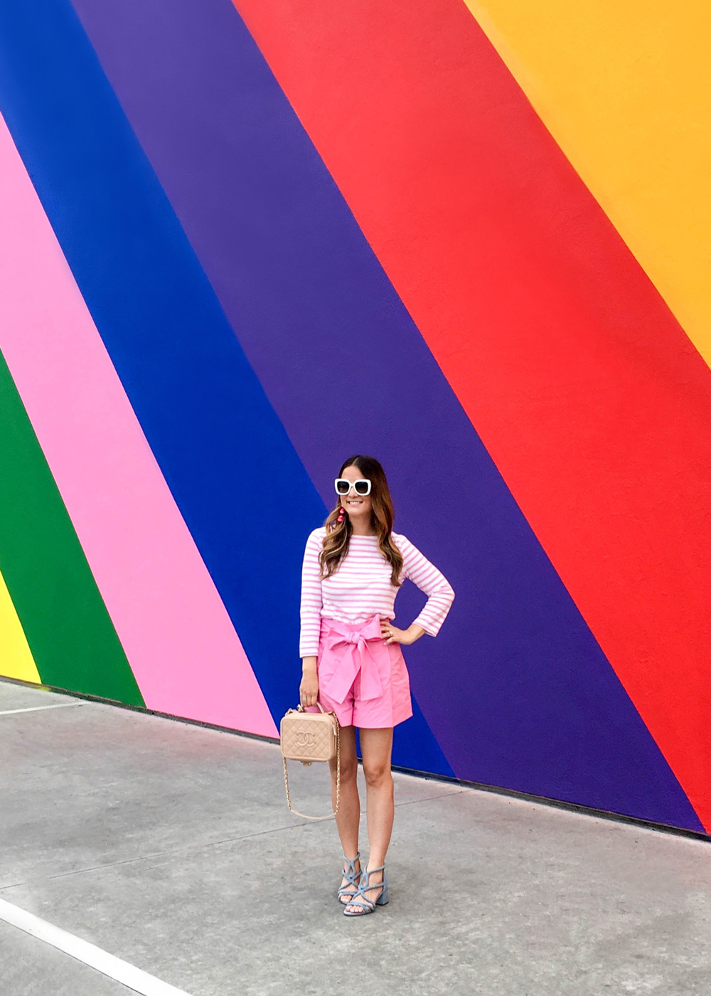Paul Smith Pink Wall Rainbow Mural