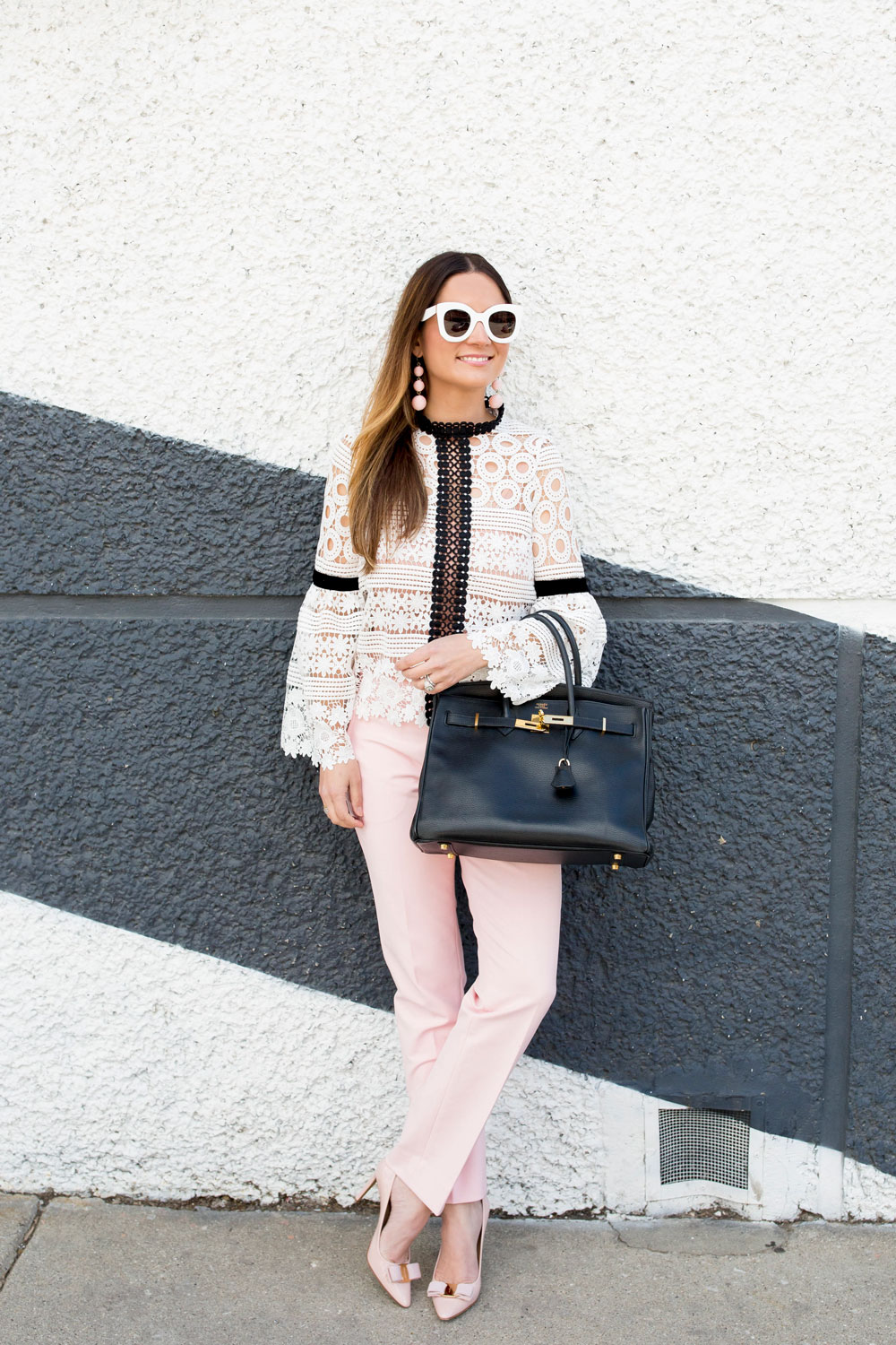 Pink Skinny Ankle Pants