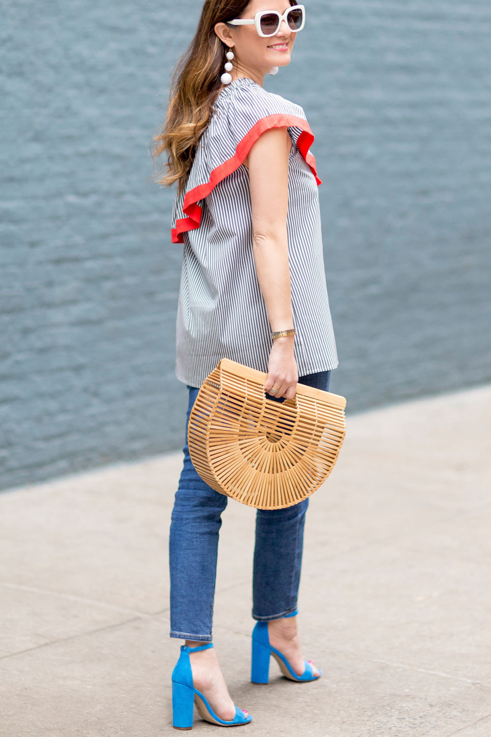 Sam Edelman Yaro Blue Sandals