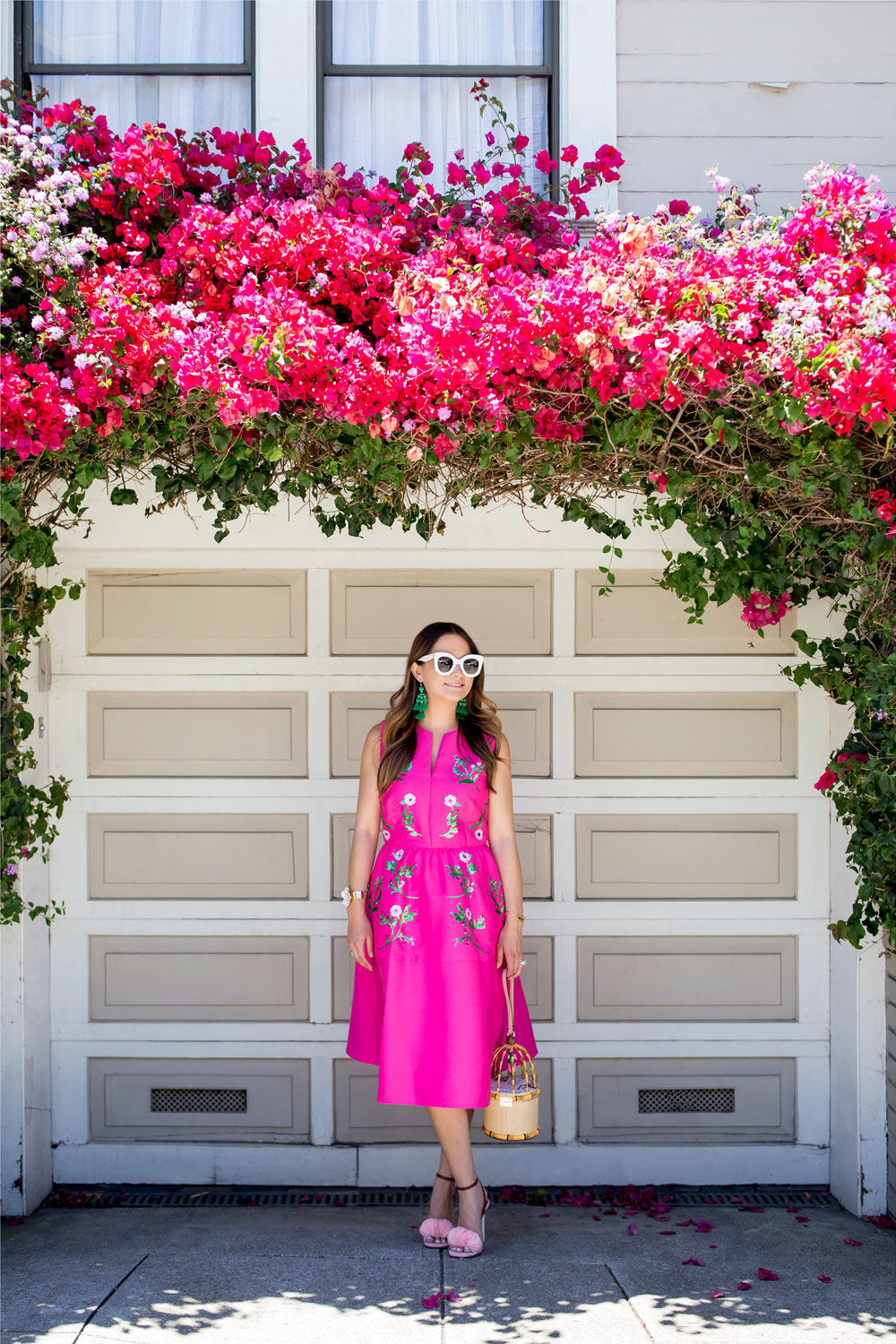 Fashion Blogger California Bougainvillea