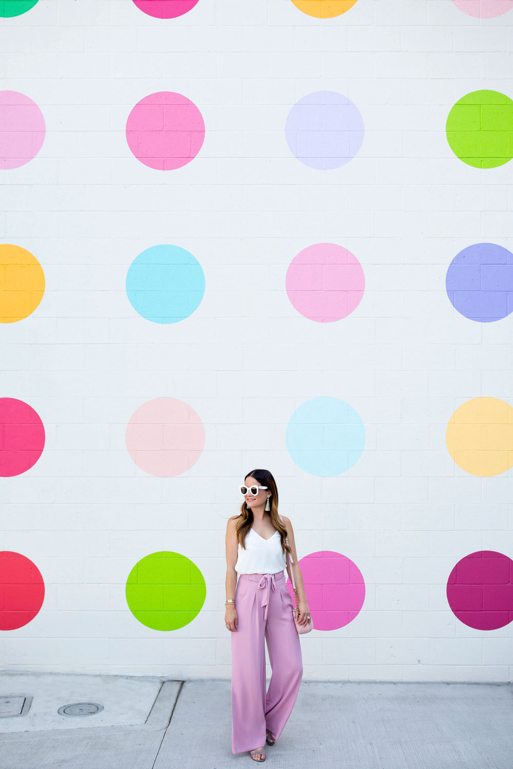 Multicolor Polka Dot Mural San Diego