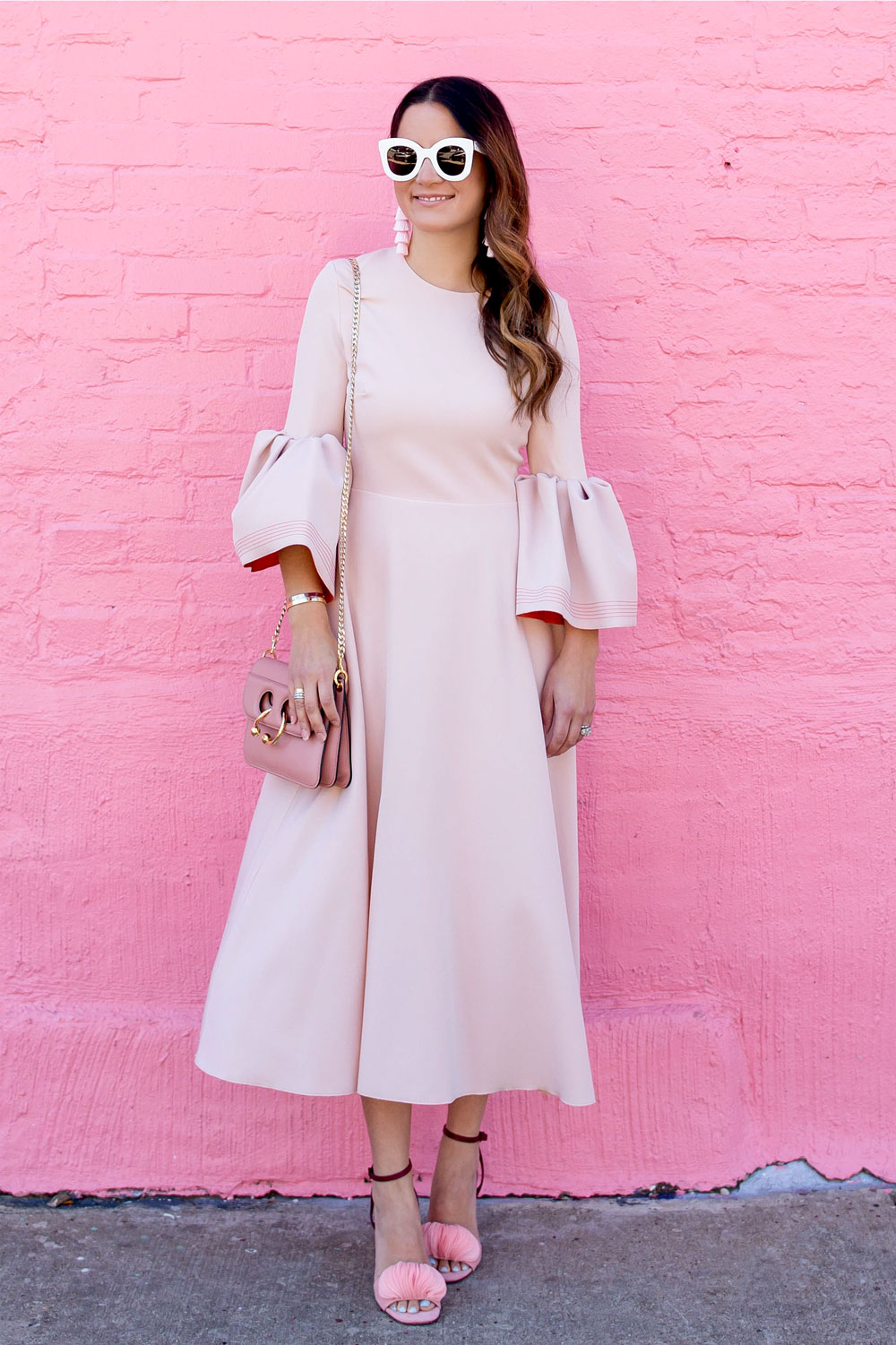 Midi, Slightly Cropped Roksanda Pink ...