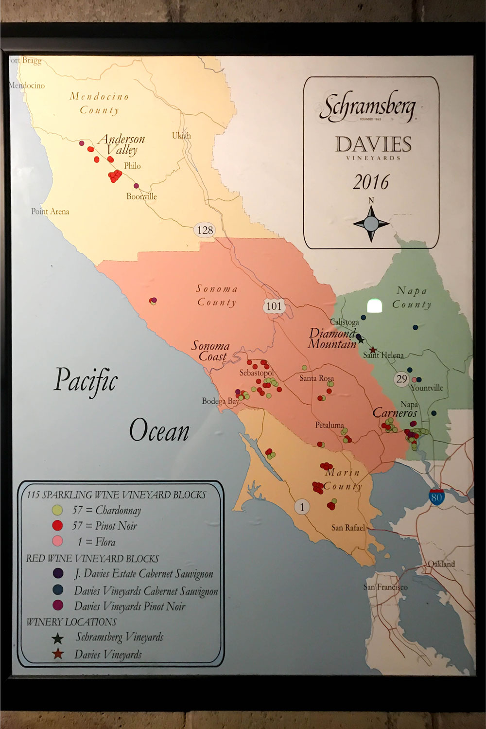 Schramsberg Napa Valley Winery Map