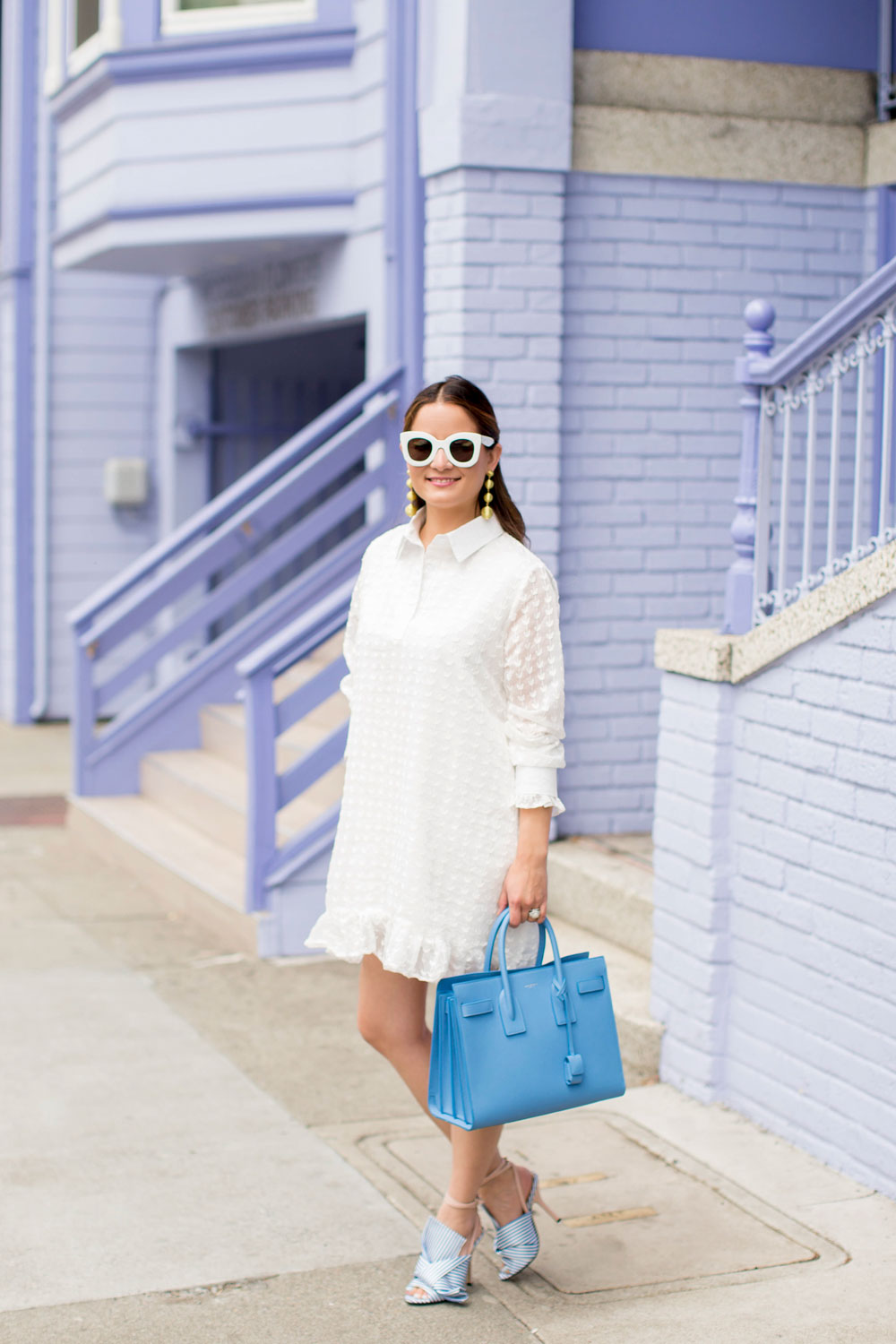 Blue Saint Laurent Sac du Jour