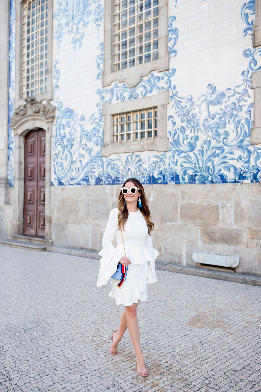 Blue Tile Church Porto Portugal