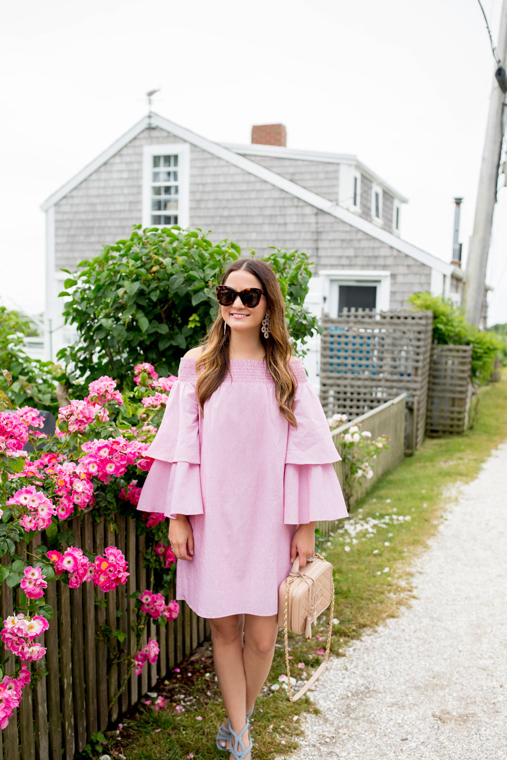 Nordstrom Pink Off Shoulder Dress