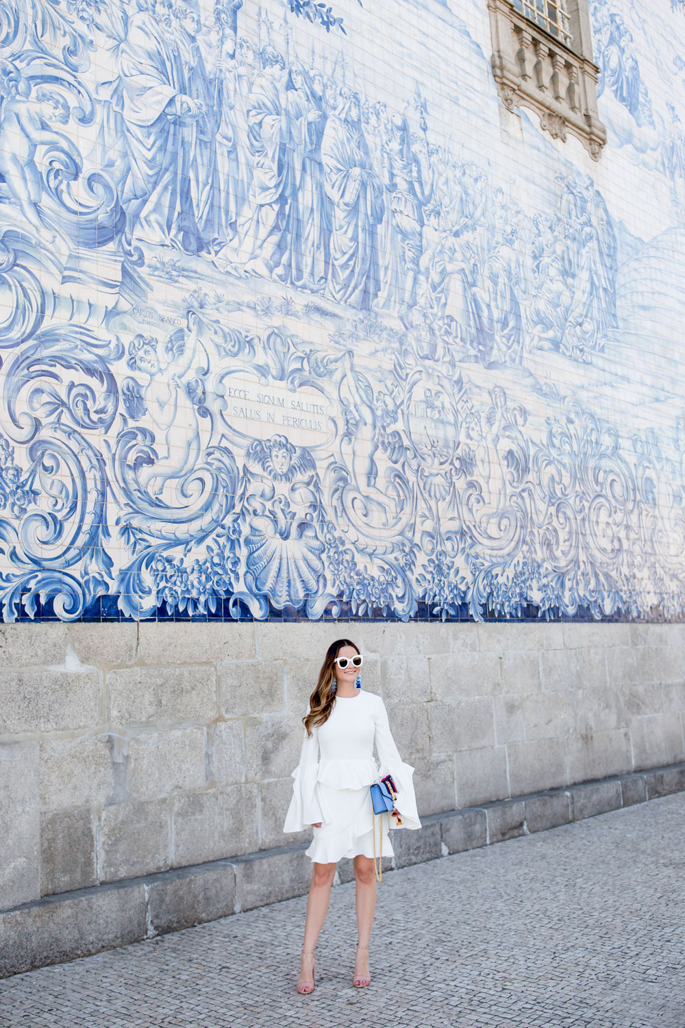 Porto Portugal Blue Tile Church