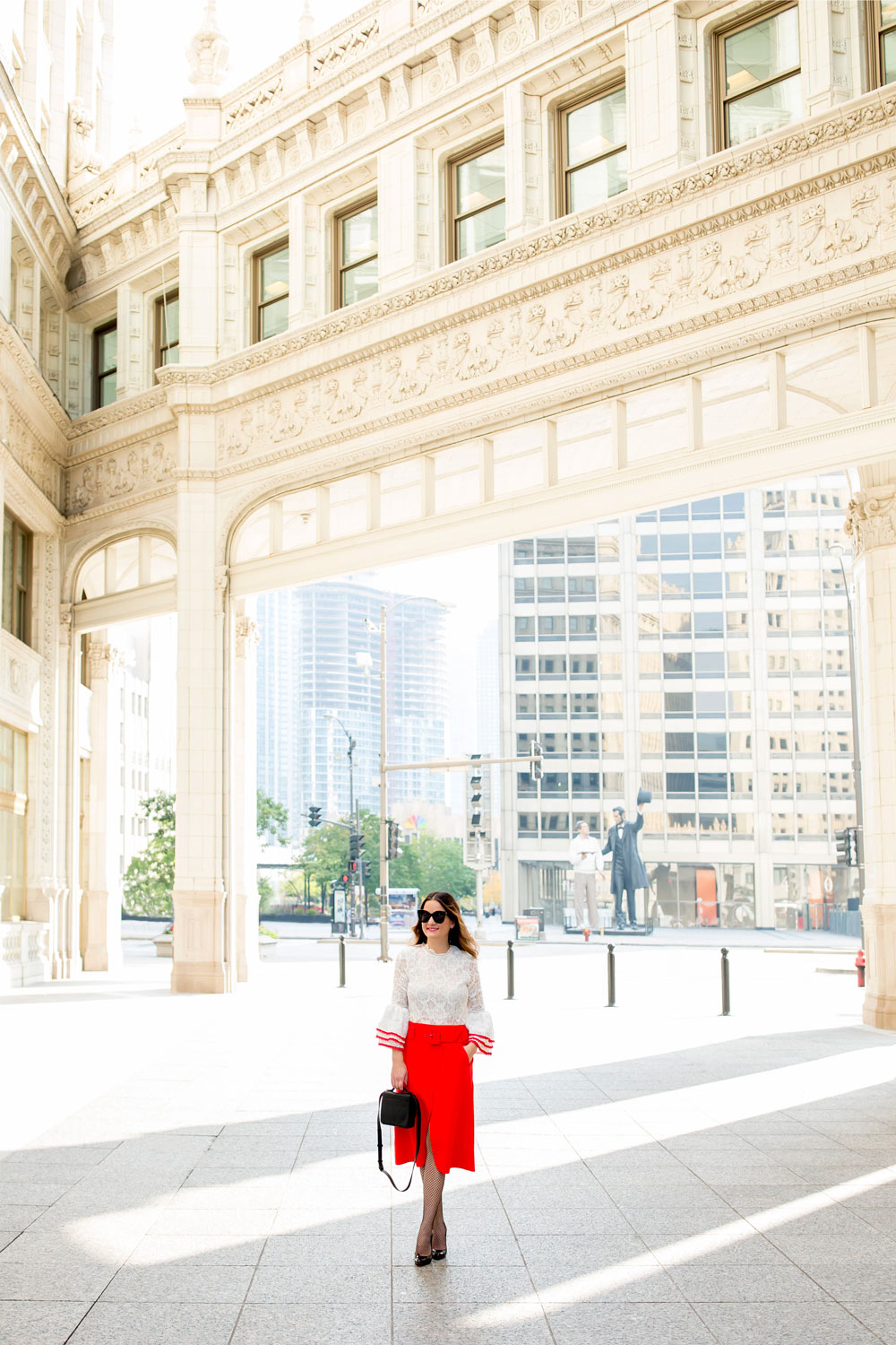 Chicago Tribune Building Photoshoot