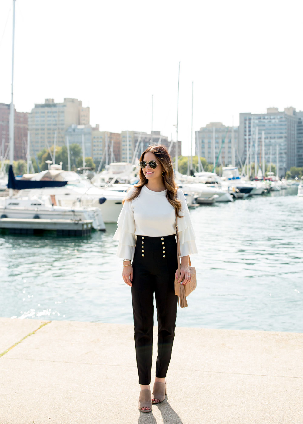 Cropped Nautical Pants