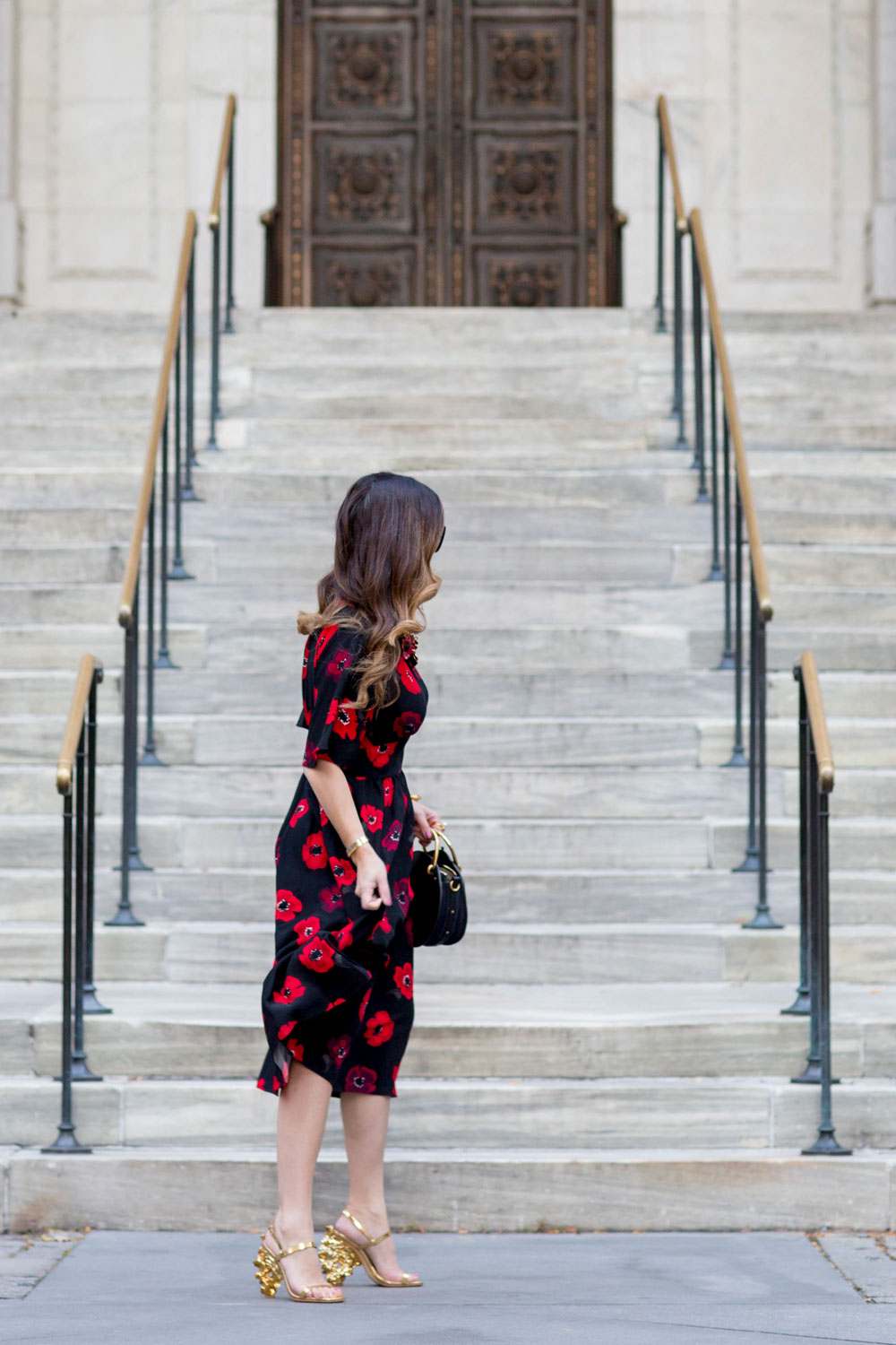 Kate Spade Fall 2017 Floral Dress