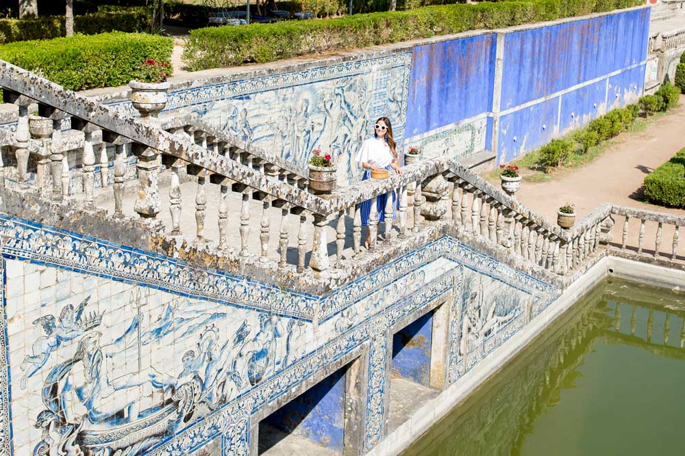 Lisbon Gardens Blue Tiles