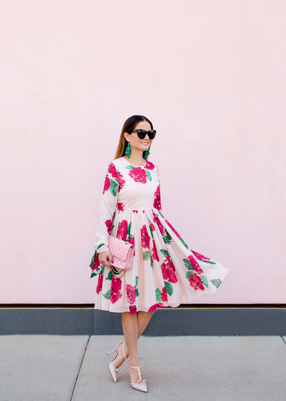 Pink Peonies Rachel Parcell Floral Dress