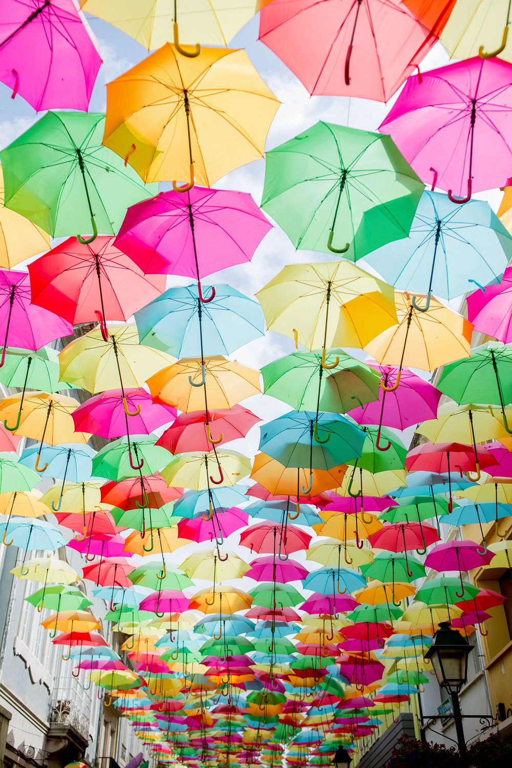 Umbrella Street Art Portugal