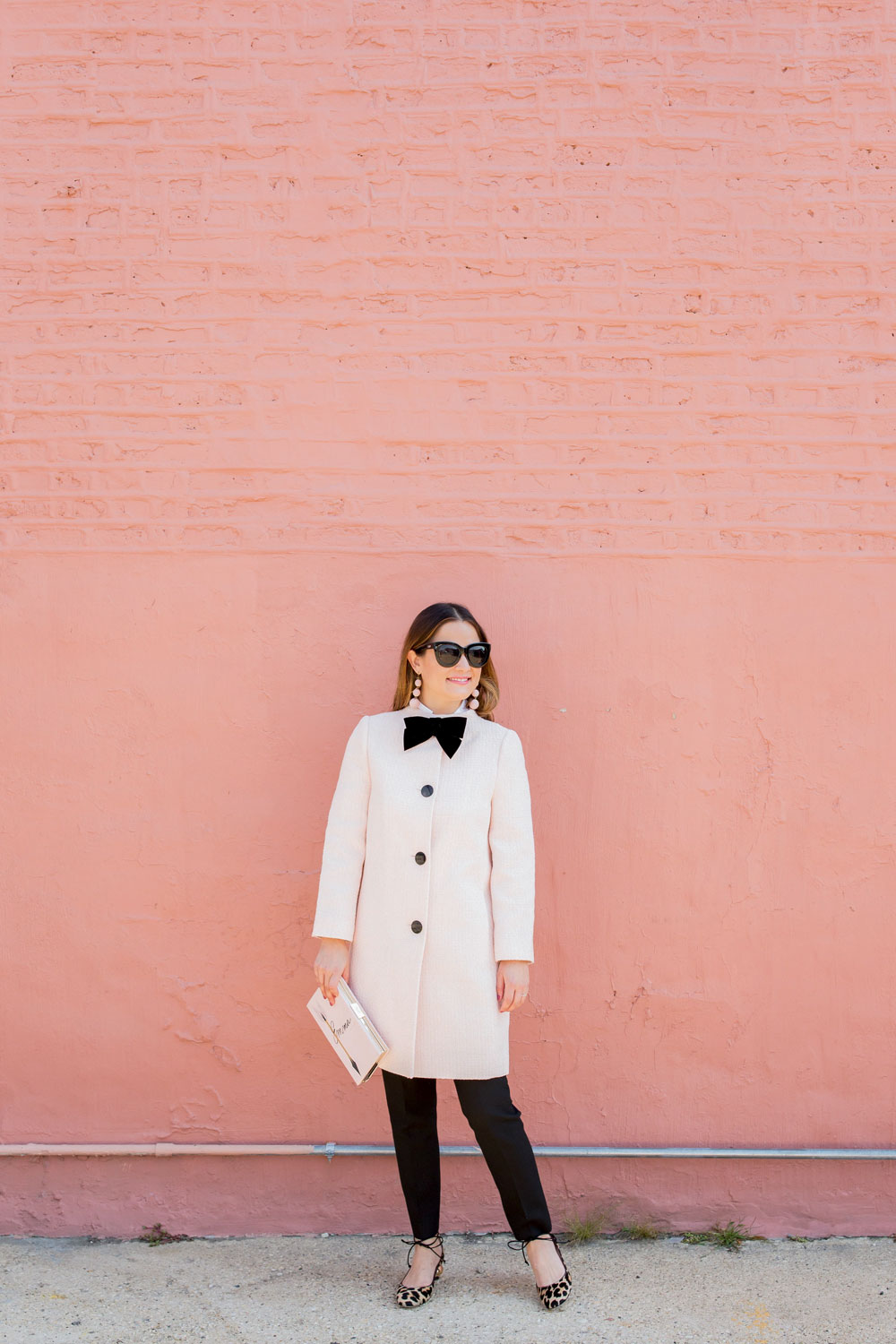 Jennifer Lake Pink Kate Spade Coat