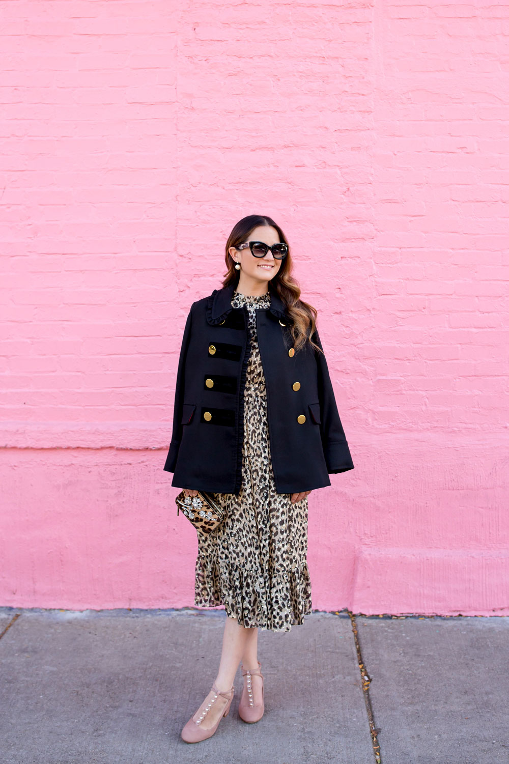 kate spade animal print dress