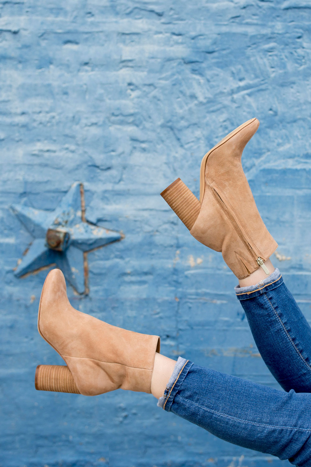 Sam Edelman Tan Suede Corra Bootie